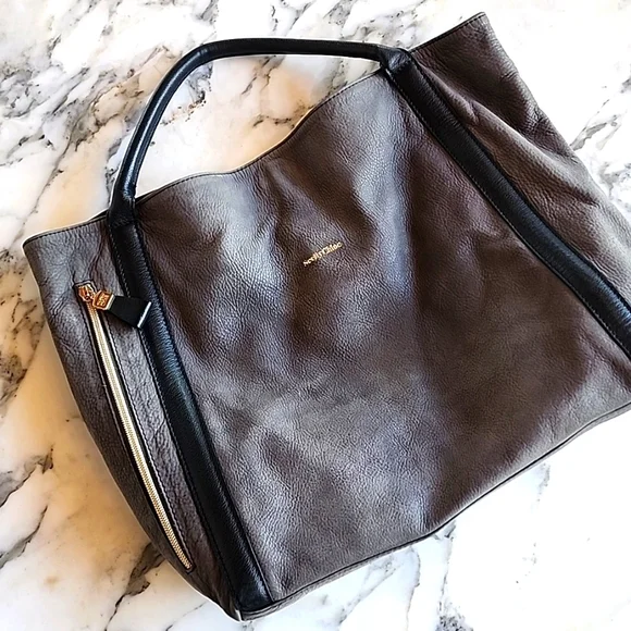 See By Chloe Harriet HOBO Large Gray Leather Tote Bag - Picture 3 of 16